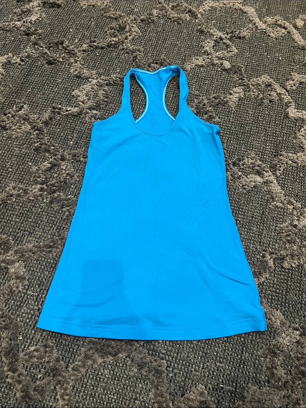 lululemon athletica Bright Blue Racerback Tank Top